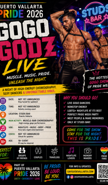 Gogo Godz Live: Puerto Vallarta Pride 2026 Event Guide