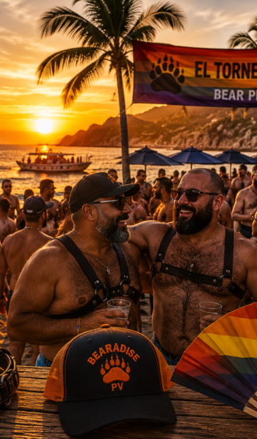 Bear Week At Vallarta Pride 2026: Bearadise, STUDS, And The Big Furry Takeover